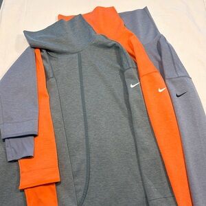 Nike Bundle Women's Maternity Split
Reversible Pullover Jacket Sweatshirt Top